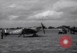 Image of RAF Supermarine Spitfire aircraft  in Battle of Britain England United Kingdom, 1940, second 35 stock footage video 65675041006