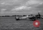 Image of RAF Supermarine Spitfire aircraft  in Battle of Britain England United Kingdom, 1940, second 37 stock footage video 65675041006