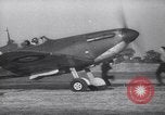 Image of Spitfire plane rearming and refueling United Kingdom, 1940, second 1 stock footage video 65675041012