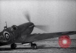 Image of Spitfire plane rearming and refueling United Kingdom, 1940, second 6 stock footage video 65675041012
