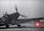 Image of Spitfire plane rearming and refueling United Kingdom, 1940, second 7 stock footage video 65675041012