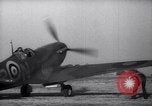 Image of Spitfire plane rearming and refueling United Kingdom, 1940, second 9 stock footage video 65675041012