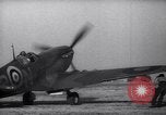 Image of Spitfire plane rearming and refueling United Kingdom, 1940, second 10 stock footage video 65675041012