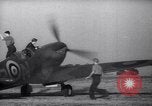 Image of Spitfire plane rearming and refueling United Kingdom, 1940, second 14 stock footage video 65675041012