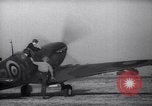 Image of Spitfire plane rearming and refueling United Kingdom, 1940, second 16 stock footage video 65675041012