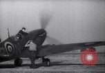 Image of Spitfire plane rearming and refueling United Kingdom, 1940, second 17 stock footage video 65675041012