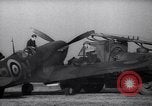 Image of Spitfire plane rearming and refueling United Kingdom, 1940, second 21 stock footage video 65675041012