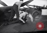 Image of Spitfire plane rearming and refueling United Kingdom, 1940, second 28 stock footage video 65675041012