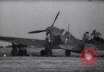 Image of British Spitfire plane readied for take off England United Kingdom, 1940, second 3 stock footage video 65675041013