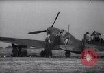 Image of British Spitfire plane readied for take off England United Kingdom, 1940, second 4 stock footage video 65675041013