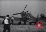 Image of British Spitfire plane readied for take off England United Kingdom, 1940, second 17 stock footage video 65675041013