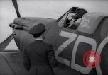 Image of British fighter pilot gives post-flight combat report England United Kingdom, 1940, second 10 stock footage video 65675041016