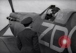 Image of British fighter pilot gives post-flight combat report England United Kingdom, 1940, second 12 stock footage video 65675041016