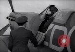 Image of British fighter pilot gives post-flight combat report England United Kingdom, 1940, second 15 stock footage video 65675041016