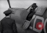 Image of British fighter pilot gives post-flight combat report England United Kingdom, 1940, second 16 stock footage video 65675041016