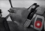 Image of British fighter pilot gives post-flight combat report England United Kingdom, 1940, second 17 stock footage video 65675041016