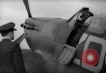 Image of British fighter pilot gives post-flight combat report England United Kingdom, 1940, second 18 stock footage video 65675041016