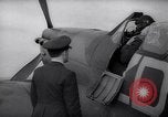 Image of British fighter pilot gives post-flight combat report England United Kingdom, 1940, second 19 stock footage video 65675041016