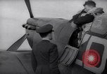 Image of British fighter pilot gives post-flight combat report England United Kingdom, 1940, second 22 stock footage video 65675041016