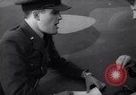 Image of British fighter pilot gives post-flight combat report England United Kingdom, 1940, second 54 stock footage video 65675041016
