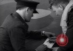 Image of British fighter pilot gives post-flight combat report England United Kingdom, 1940, second 59 stock footage video 65675041016