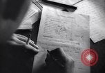 Image of RAF fighter pilots complete their combat reports England United Kingdom, 1940, second 41 stock footage video 65675041017