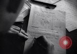 Image of RAF fighter pilots complete their combat reports England United Kingdom, 1940, second 42 stock footage video 65675041017