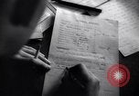 Image of RAF fighter pilots complete their combat reports England United Kingdom, 1940, second 43 stock footage video 65675041017