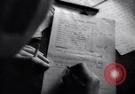 Image of RAF fighter pilots complete their combat reports England United Kingdom, 1940, second 44 stock footage video 65675041017