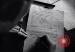 Image of RAF fighter pilots complete their combat reports England United Kingdom, 1940, second 45 stock footage video 65675041017