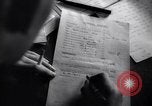 Image of RAF fighter pilots complete their combat reports England United Kingdom, 1940, second 46 stock footage video 65675041017