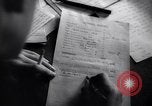 Image of RAF fighter pilots complete their combat reports England United Kingdom, 1940, second 47 stock footage video 65675041017