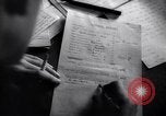 Image of RAF fighter pilots complete their combat reports England United Kingdom, 1940, second 48 stock footage video 65675041017
