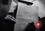 Image of RAF fighter pilots complete their combat reports England United Kingdom, 1940, second 49 stock footage video 65675041017