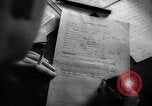Image of RAF fighter pilots complete their combat reports England United Kingdom, 1940, second 51 stock footage video 65675041017