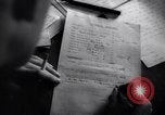 Image of RAF fighter pilots complete their combat reports England United Kingdom, 1940, second 52 stock footage video 65675041017