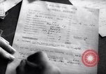 Image of RAF fighter pilots complete their combat reports England United Kingdom, 1940, second 56 stock footage video 65675041017