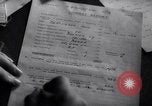 Image of RAF fighter pilots complete their combat reports England United Kingdom, 1940, second 61 stock footage video 65675041017