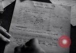 Image of RAF fighter pilots complete their combat reports England United Kingdom, 1940, second 62 stock footage video 65675041017
