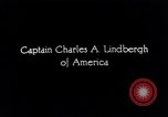 Image of Charles Lindbergh Atlantic Ocean, 1927, second 17 stock footage video 65675041030