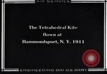 Standbild Tetraeder Kite Hammondsport New York USA, 1930, aus Sekunde 1 historischem Filmmaterial Videoclip 65675041057