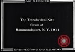 Standbild Tetraeder Kite Hammondsport New York USA, 1930, aus Sekunde 5 historischem Filmmaterial Videoclip 65675041057