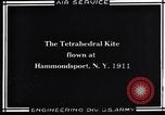 Standbild Tetraeder Kite Hammondsport New York USA, 1930, aus Sekunde 6 historischem Filmmaterial Videoclip 65675041057