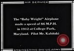 Standbild Baby Wright Flugzeug College Park Maryland USA, 1930, aus Sekunde 7 historischem Filmmaterial Videoclip 65675041059
