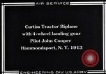 Standbild Pilot John Cooper Hammondsport New York USA, 1930, aus Sekunde 3 historischem Filmmaterial Videoclip 65675041060