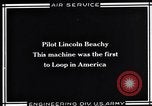 Image of U.S. Aviator, Lincoln Beachey in a Curtiss Pusher Biplane San Diego California USA, 1913, second 8 stock footage video 65675041062