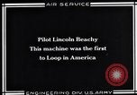 Image of U.S. Aviator, Lincoln Beachey in a Curtiss Pusher Biplane San Diego California USA, 1913, second 9 stock footage video 65675041062