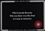 Image of U.S. Aviator, Lincoln Beachey in a Curtiss Pusher Biplane San Diego California USA, 1913, second 11 stock footage video 65675041062