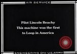 Image of U.S. Aviator, Lincoln Beachey in a Curtiss Pusher Biplane San Diego California USA, 1913, second 12 stock footage video 65675041062