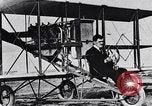 Image of U.S. Aviator, Lincoln Beachey in a Curtiss Pusher Biplane San Diego California USA, 1913, second 20 stock footage video 65675041062